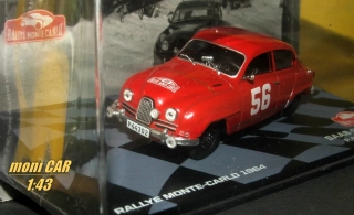 SAAB 96 SPORT No.56 - P. Moss - U. Wirth - rallye Monte Carlo 1964 (1:43) Altaza/IXO