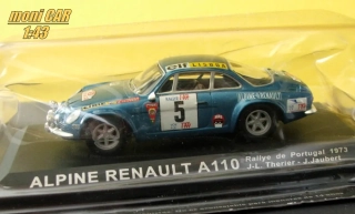 ALPINE Renault A110 - No.5 - J-L. Therier - J. Jaubert - Rally de Portugal 1973 (1:43) Altaya/IXO