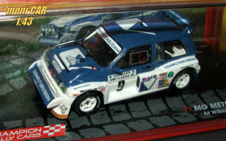 MG METRO 6R4 No.9 - M. Wilson - N. Harris - Rally 1000 Lakes 1986 (1:43) Altaya/IXO