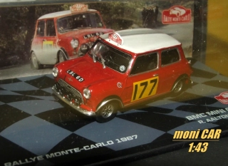 BMC MINI COOPER S No.177 R. Aaltonen - H. Liddon Rallye - Monte Carlo 1967 (1:43) Altaya/IXO