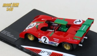 FERRARI 312 P No.3 - A. Merzario - B. Redam - 1000 km Spa-Francorchamps 1972 (1:43) Altaya/IXO