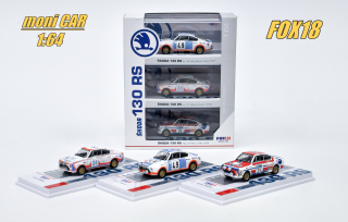 ŠKODA 130 RS - 3-PACK SET 1:64 FOX18