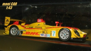 PORSCHE RS Spyder No.7 - 2008 - T. Bernhard - R. Dumas - E. Collard - 12h Sebring (1:43) Altaya/IXO