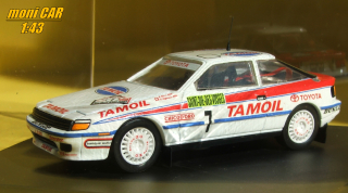 TOYOTA Celica GT4 "Tamoil" No.7 - Burri Olivier - Hofmann Christophe- Rally Alsace 1992 (1:43) TROFÉU